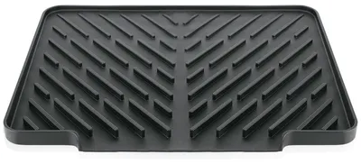 Abtropfmatte Silikon 40x30 cm hitzebeständig schwarz