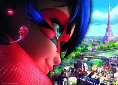 Obrázek produktu pro Nathan Puzzle Miraculous Ladybug – dětské kartonové puzzle, 60 dílků
