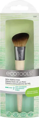 Produktbild von EcoTools 79625012095, Grundierungspinsel, Abgewinkelt, Dichte, Synthetisch, Bambus, Braun, Bambus