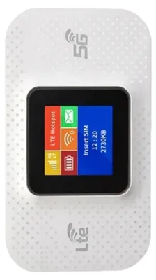 Productafbeelding van Draadloze, draagbare router, ondersteunt 4G LTE, compact ontwerp, WIT