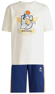 Produktbild von adidas Uni Kids DISNEY MICKEY MOUSE T-SHIRT SET, off white/Pure Orange, 6-7 Y