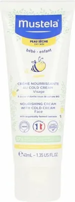 Immagine prodotto di Mustela Crema per bambini Cold Cream, nutriente e idratante per la pelle secca, 40 ml