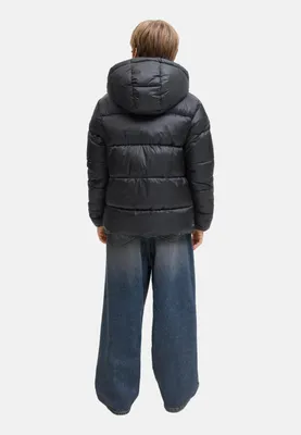 Zdjęcie produktu dla Jack & Jones 12283266_2161_140, Puchówka, Uni , Dziecko, Nylon, Czarny