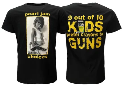 Zdjęcie produktu dla Koszulka Pearl Jam Choices – oficjalny gadżet – rozmiar L