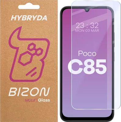 Produktbild von Flexibles Hybridglas für Xiaomi POCO C85 4G, Bizon Glass Mule
