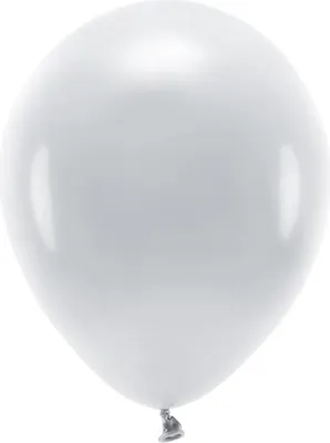 Produktbild von Öko-Luftballons 30cm Pastell, Grau (1 Packung / 10 Stück)