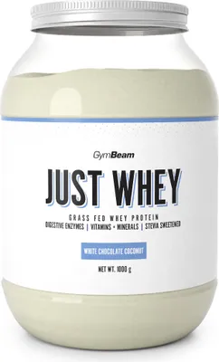 Immagine prodotto di GymBeam Proteine in Polvere Just Whey 1000 g, Cioccolato Bianco al Cocco