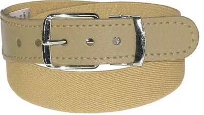 Produktbild von Harrys-Collection Kinder Elastikgürtel Echtleder 25mm, beige, BW: 55