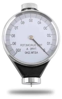 Productafbeelding van Rubber Hardness Tester - Durometer Shore A - Materiaal Testen - Waterproof Alloy - 0-100 HA - Silver