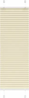 Zdjęcie produktu dla Roleta plisowana kremowa 40x150 cm Szerokość tkaniny 39,4 cm