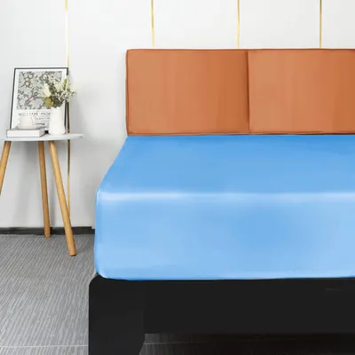 Immagine prodotto di Lenzuolo sagomato in raso per materassi, dimensioni 160x200 cm