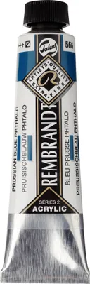 Produktbild von Rembrandt Acrylfarbe Tube 40 ml Preußischblau (Phthalo) 566