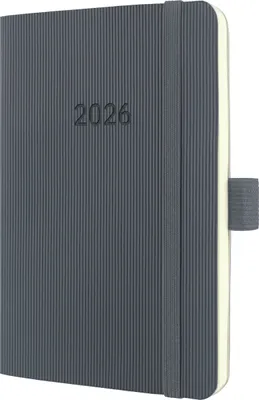 Produktbild von sigel Taschenkalender Conceptum 2026 ca. DIN A6 grau