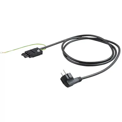Immagine prodotto di Cavo di alimentazione BACHMANN CEE7/7, messa a terra GST18, nero, 2 m