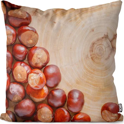 Produktbild von VOID Herbst Kastanien Wald Kissenbezug Kissenhülle sofa couch wohnzimmer dekoration wasserfest Outdoor Garten Kissen bezug deko
