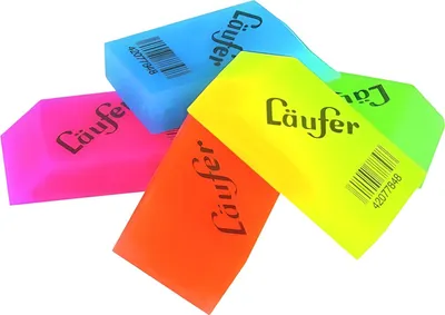 Produktbild von Läufer Kunststoff Radierer Transluzent zufällige Farbe (1 Stück)