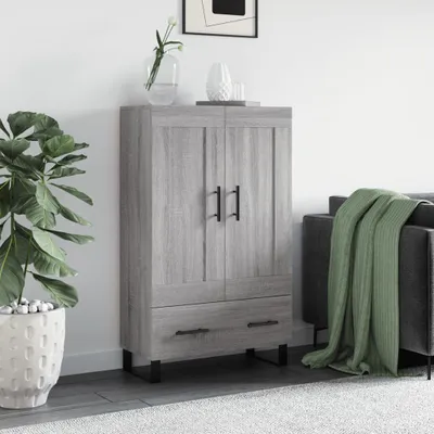 Obrázek produktu pro vidaXL Highboard Grey Sonoma 69,5x31x115 cm výrobek ze dřeva