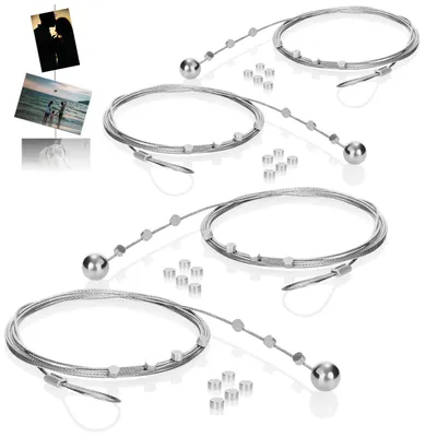 Produktbild von Solidchoice - ® - 4-teiliges Foto-Magnet-Set mit 48 Magneten für Fotos und Karten