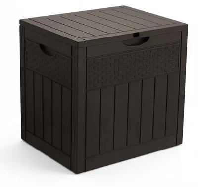 Immagine prodotto di Solidchoice - Contenitore di stoccaggio da giardino da 126 litri con coperchio e serratura