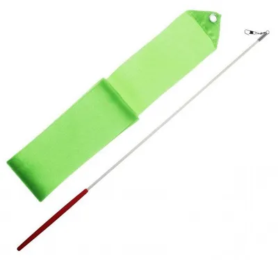 Obrázok produktu pre Gymnastická stuha + palica svetlozelená - 6 m