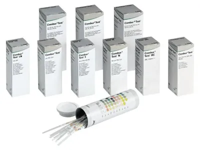 Obrázok produktu pre Roche Combur 10 testovacích prúžkov, 1 balenie = 100 prúžkov