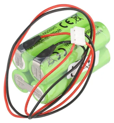 Obrázek produktu pro Baterie pro nouzové osvětlení NiMH 4,8 V 2000 mAh F2x2 Mignon AA s 200mm kabelem nahrazuje RPower NIMHHT4820Q