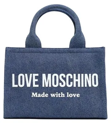 Obrázok produktu pre Kabelka Love Moschino z bavlny, modrá, model JC4055PP1