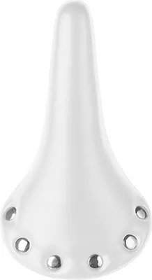 Produktbild von Messingschlager Sattel RIVET mit Nieten, Unisex, weiß