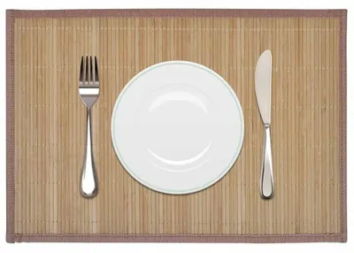 Obrázek produktu pro vidaXL 6 Bambusová podložka 30 x 45 cm hnědá