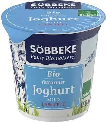 Obrázok produktu pre Jogurt Prírodný (1,5% Tuku V Mlieku)150G - Sobbeke