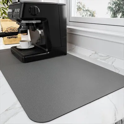 Obrázek produktu pro Podložka pod šálky na kávu, 16 x 24 palců, savá, pogumovaná, do kuchyňské linky