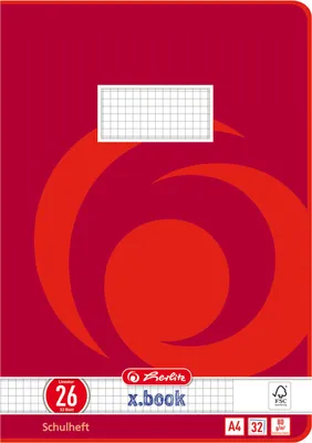 Produktbild von Herlitz A4 Heft,Mix (Lineatur 26)