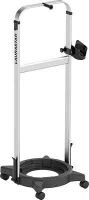 Laurastar IZZI Cart, 40cm x 10,5cm x 105cm, Einfach zu Transportieren, Einstellbare Höhe, Praktischer Haken für Alltagsgegenstände