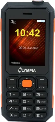 Produktbild von Olympia Active Outdoor - Bar - Dual SIM - 6,1 cm (2,4 palca) - Bluetooth - 1700 mAh - čierna - oranžová