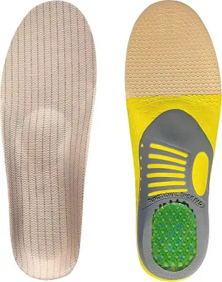 Produktbild von Orthopädische Gel-Einlegesohlen – Stoßdämpfend & zuschneidbar – mit Fußgewölbestütze bei Druckschmerz, Fersensporn & Ermüdung (L 41-46)