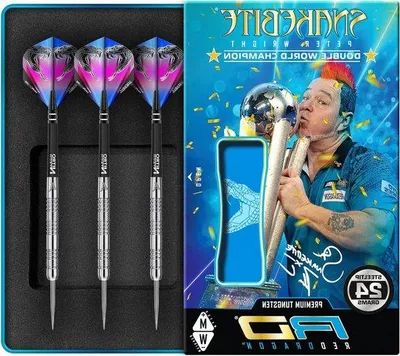 Produktbild von Stahlspitze Wurfdart 11-24g Tungsten mit Flights und Shafts