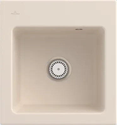 Produktbild von Villeroy & Boch Keramikspüle 678101FU, Subway 45 XS Einbauspüle - inkl.