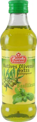 Produktbild von Kunella Natives Olivenöl extra kaltgepresst Basilikum (100 ml)