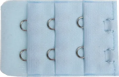 Produktbild von Praktische 2er BH Verschluss Verlängerung Blau