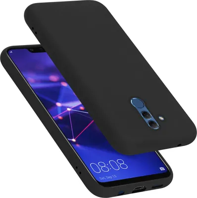 Produktbild von Cadorabo Schutzhülle für Huawei MATE 20 LITE Hülle in Schwarz Handyhülle Case Cover TPU Etui