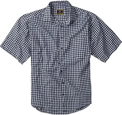 Productafbeelding van Overgrote maten. Stijlvol herenhemd met korte mouwen, merk LAVECCHIA, blauw/wit geruit, maat 7XL