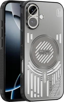 Immagine prodotto di Custodia magnetica per iPhone 17 Custodia protettiva antiurto in alluminio con dissipazione del calore e pellicola per la lente grigio