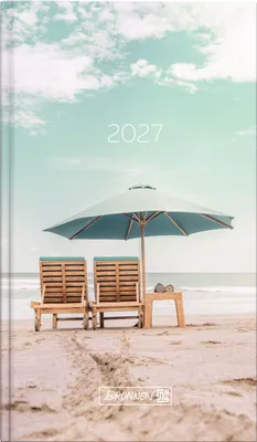 Produktbild von BRUNNEN 1075615037 Taschenkalender Mod. 756 2027 "Sunbeds" A6, Papier