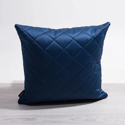 Produktbild von Kissen Deko von Lysel - blau Rauten Huelva 40x40 Polyester Polypropylen kissenbezug Dekokissen