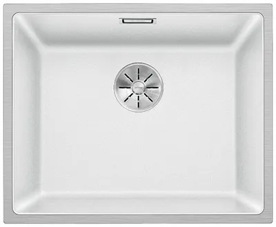 Obrázok produktu pre Blanco Silgranit drez PuraDur® SUBLINE 500-IF SteelFrame biely 524110