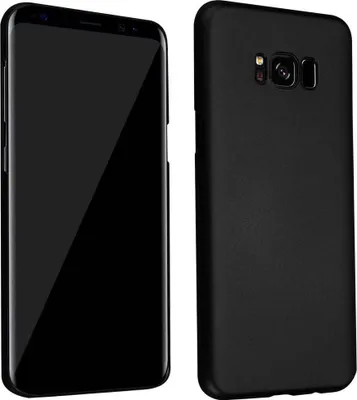 Produktbild von Cadorabo Hülle für Samsung Galaxy S8 PLUS Schutzhülle in Schwarz Hard Case Handy Hülle Etui