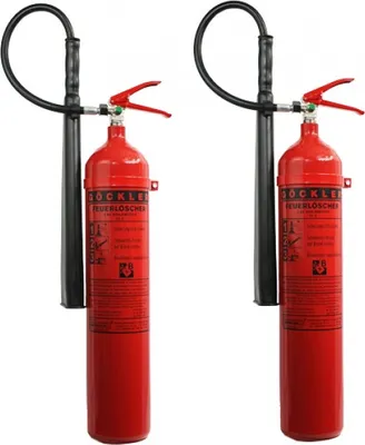 Produktbild von 2x 5kg CO2 Kohlendioxid Feuerlöscher
