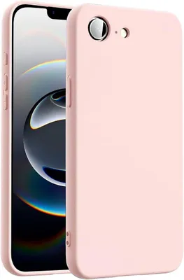 Image de Coque pour iPhone 16e - Protection Silicone Liquide Doux Anti-Rayures Antichoc Rose
