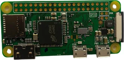 Produktbild von Raspberry Pi Zero W ohne Header ARM1176JZF-S 1.00GHz, 512MB RAM, WLAN-BGN, Bluetooth 4.1, USB 2.0, MiniHDMI - NEU