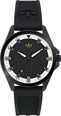Produktbild von Adidas Uni Uhr ICONIC ONE Silikon schwarz AOFH25001